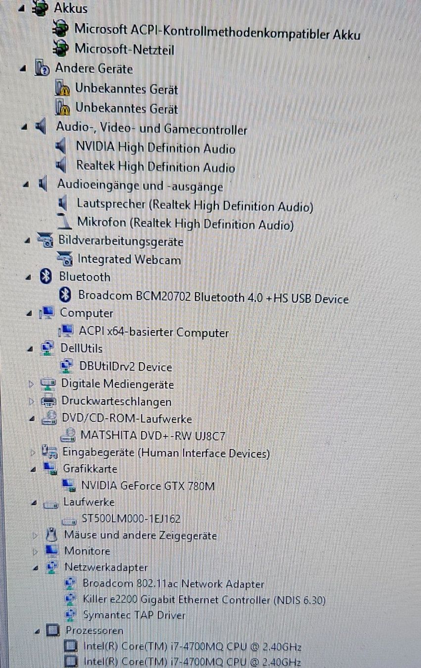 Alienware Notebooks: Dell Alienware 17 Intel Core i7-4700MQ 2.4GHz – Gebraucht aus Rotkreuz von  3