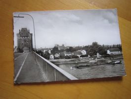 No 17 Postkarte Worms am Rhein mit Schiff