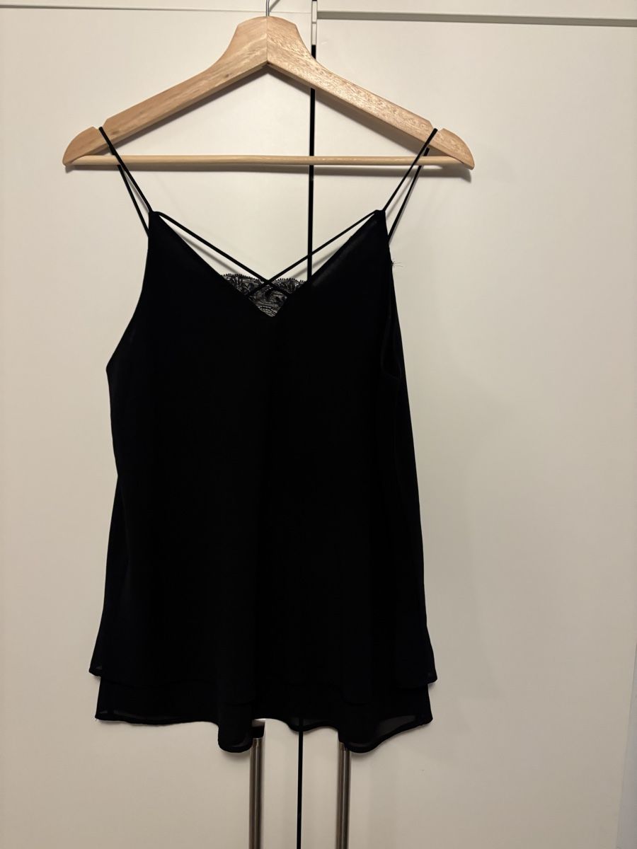 Pieces Top: Top Pieces schwarz mit Spitze – Nuovo (secondo la descrizione) da Celerina venduto da Heli87 1