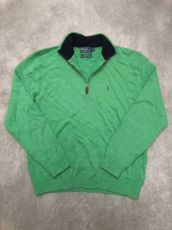 Pull Half zip 1/4 zip Ralph Lauren  📐| Taille : XL 📏