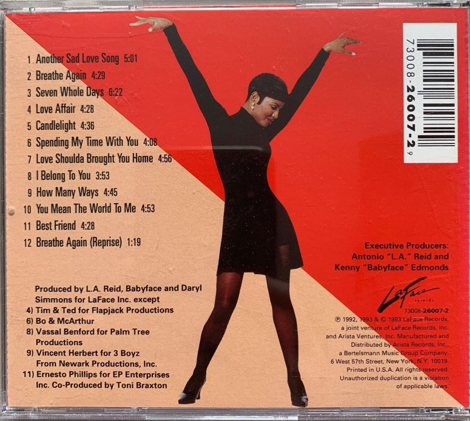CDs: Toni Braxton - Toni Braxton – D'occasion à Zürich par recordman01 1