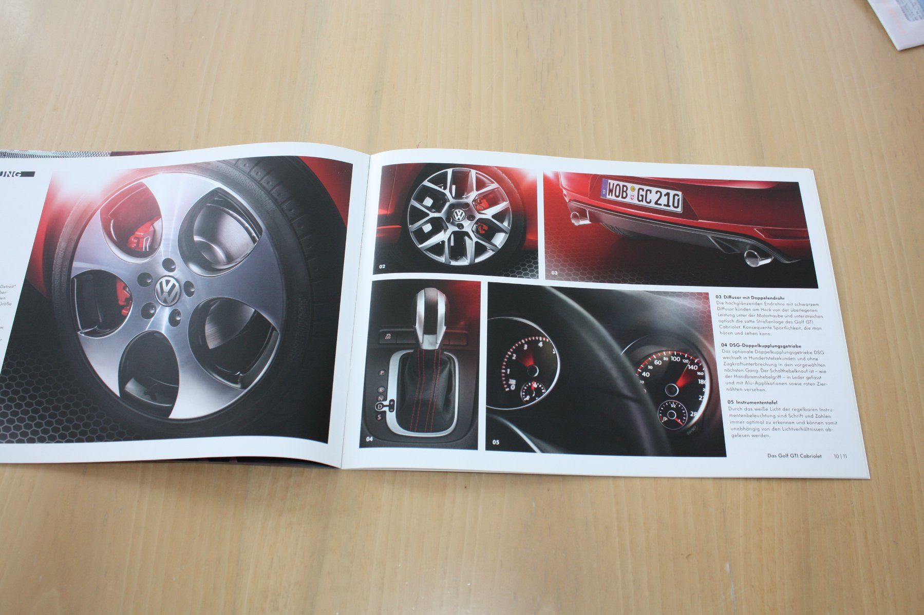 VW Dokumente: VW Golf GTI Cabriolet Prospekt 5/2014 – Gebraucht aus Wikon von erwin400 4