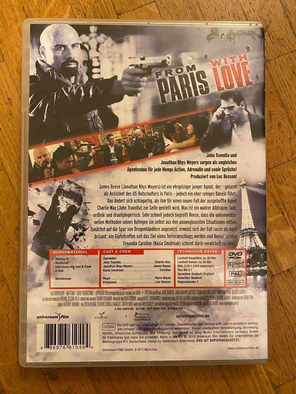 Tutti i DVDs: From Paris with Love DVD – Nuovo (secondo la descrizione) da Zürich venduto da Gobble 1