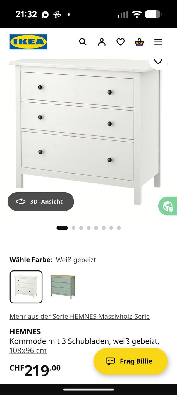Cassettiere: Ikea Hemnes Kommode – Usato da Steinhausen venduto da RaNaFam 4