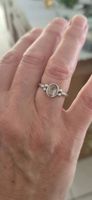 Ring aus Weissgold mit Bergkristall aus der Schweiz