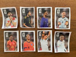 8 ( von 12 ) Coca Cola Panini WM 2026 Sticker Kleber Bilder