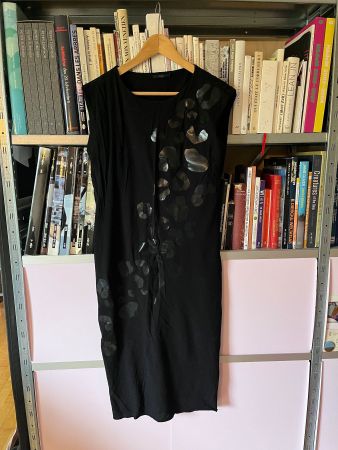 Sehr schönes COS Kleid in schwarz mit Leopardem Muster in 42