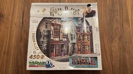 Harry Potter Winkelgasse 3D Puzzle, 450 Teile, komplett