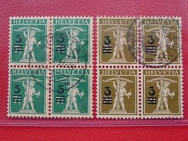 1930, Nr.180+181, Viererblöcke von LIESTAL, Kat: 120.-