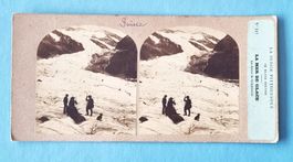 La Mer de Glacier - Oberland Bernois - Photo um 1900