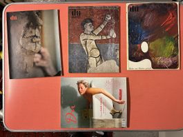 DU Zeitschriften, Konvolut von 4 Ausgaben, Vintage Magazin