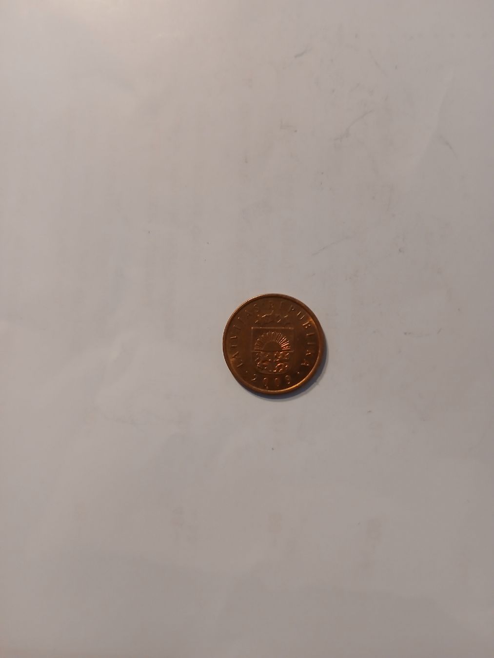 Tutti le monete: 2 santimi Lettonie 2009. Rare – Usato da Marly venduto da globetrotter1723 1