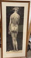 Zeichnung Aktfigur Eduard Niethammer 1884-1962 Basel