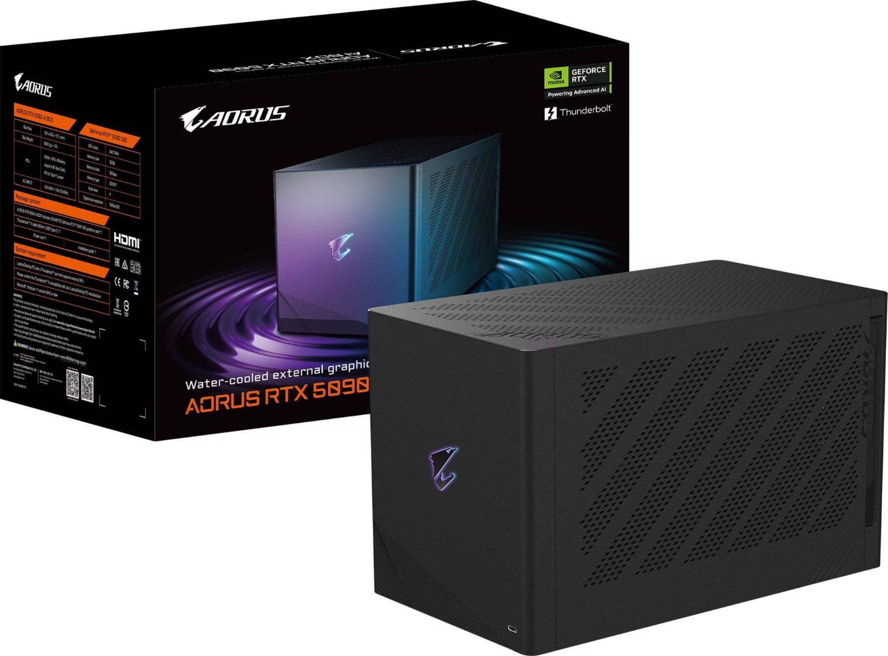 Nvidia Schede grafiche: Gigabyte AORUS RTX 5090 AI BOX – Nuovo e nell'imballaggio originale da Wettingen venduto da Schabernack_sam