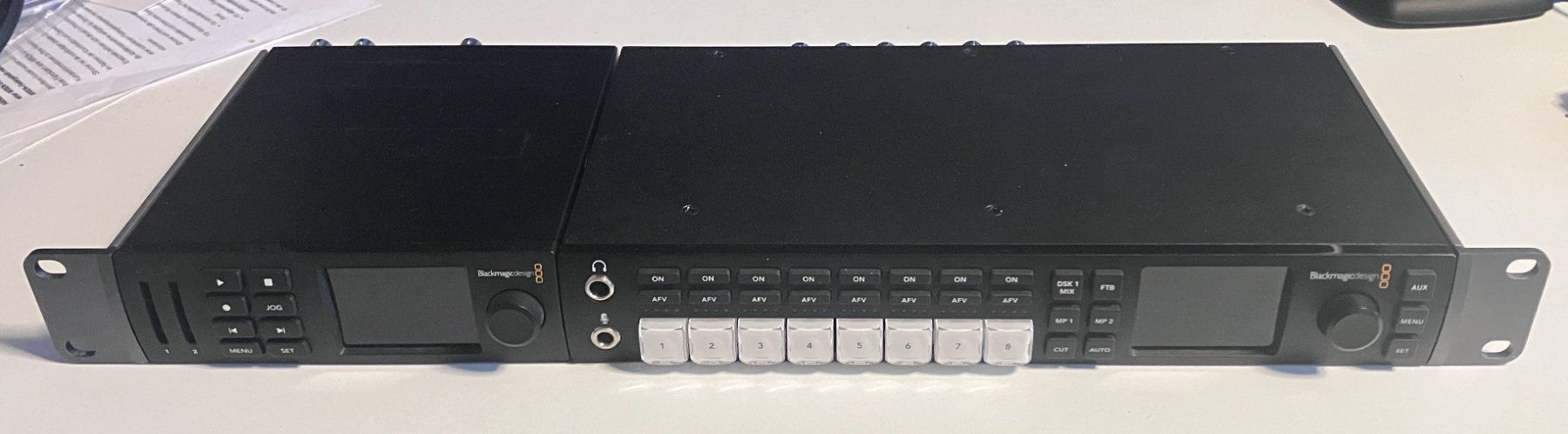 Blackmagic Console di mixaggio: Blackmagic ATEM Television Studio HD + Hyperdeck Studio Mini – Usato da Bern venduto da Lissu96