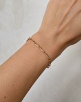 Handgefertigtes Armband Edelstahl vergoldet wasserfest