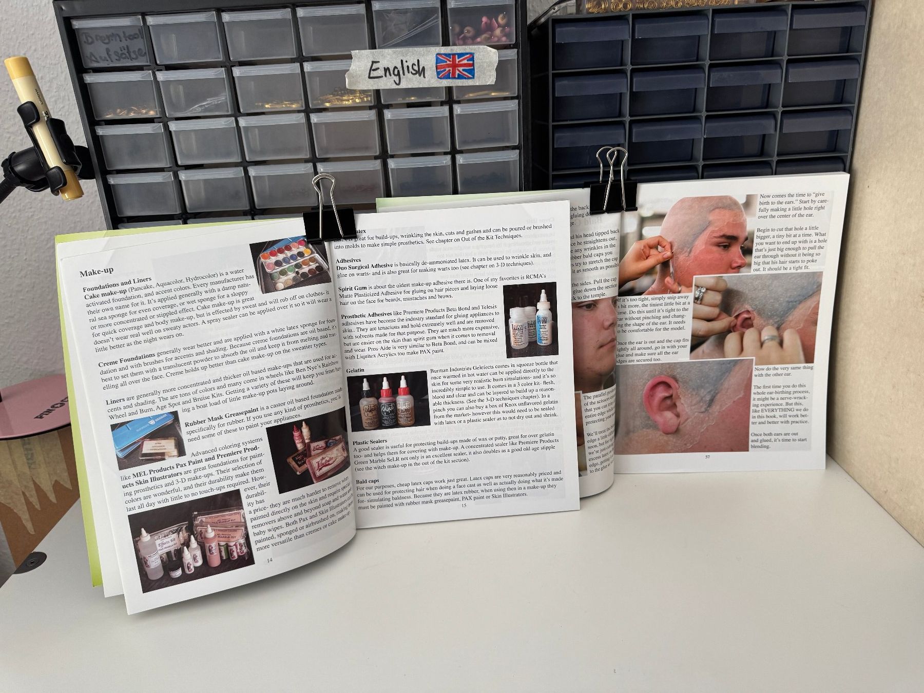 Bücher: Mike Spatola SFX Tutorial Monsterous Make-Up Manuals 1+2 ENG – Gebraucht aus Rheinfelden von Eldritchwitch 3