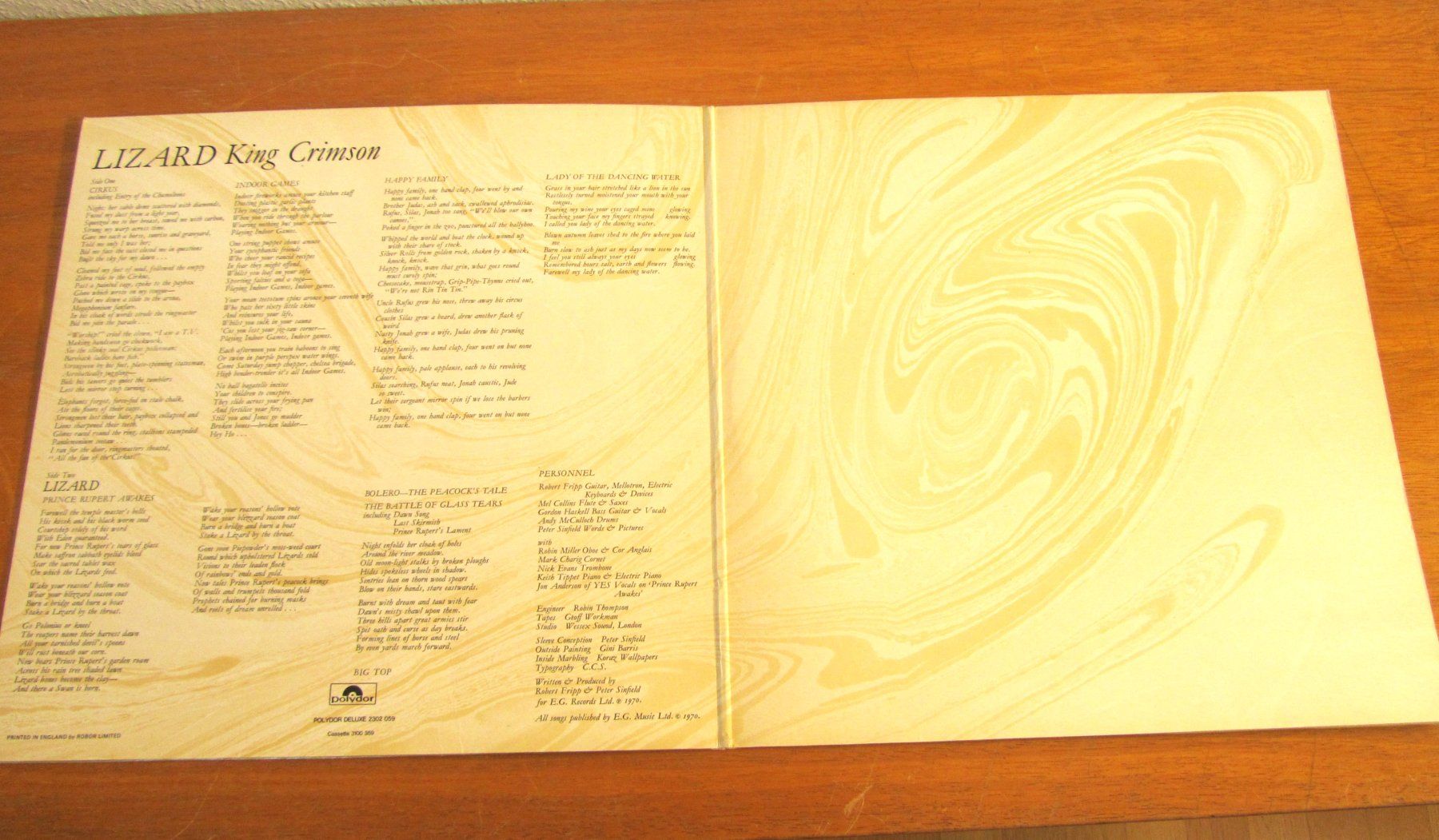 Schallplatten: KING CRIMSON:    Lizard – Gebraucht aus Seengen von mikelele 1