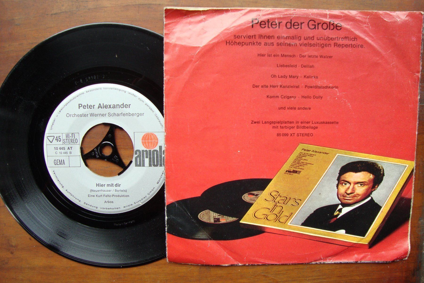 Dischi in vinile: PETER ALEXANDER - ICH WILL DIR HELFEN – Usato da Bern venduto da Uli_10_11 1