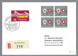 1957, B81x4+, 0 BETHLEHEM, EING.-BRIEF, ANK.-0 SIEBNEN