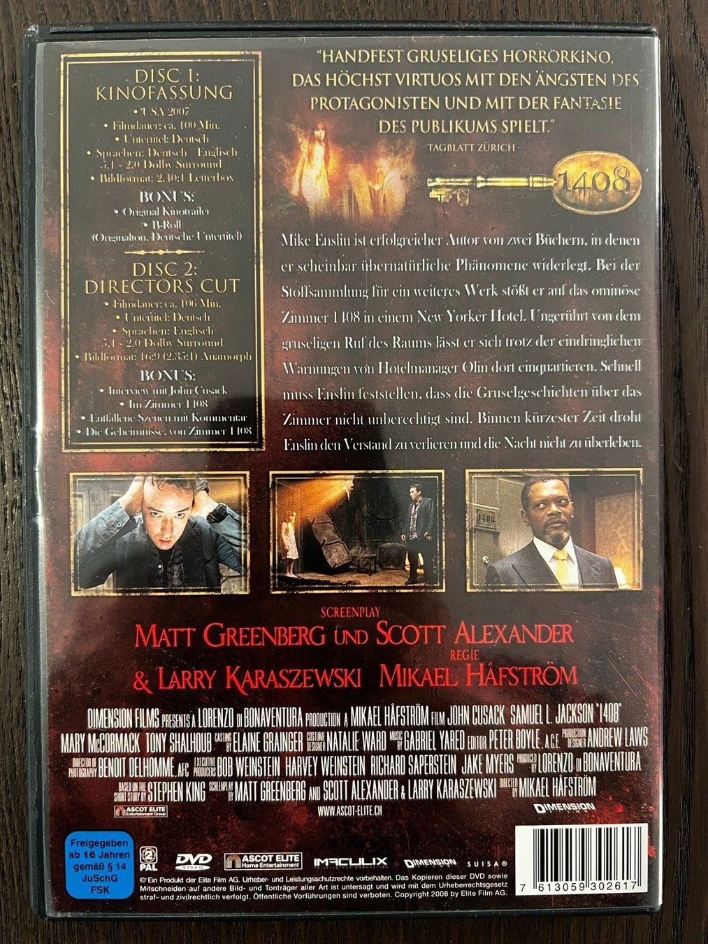Tutti i DVDs: 1408 – Usato da Zürich venduto da FilmFreunde 1