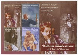 Block "William Shakespeare". Antigua und Barbuda