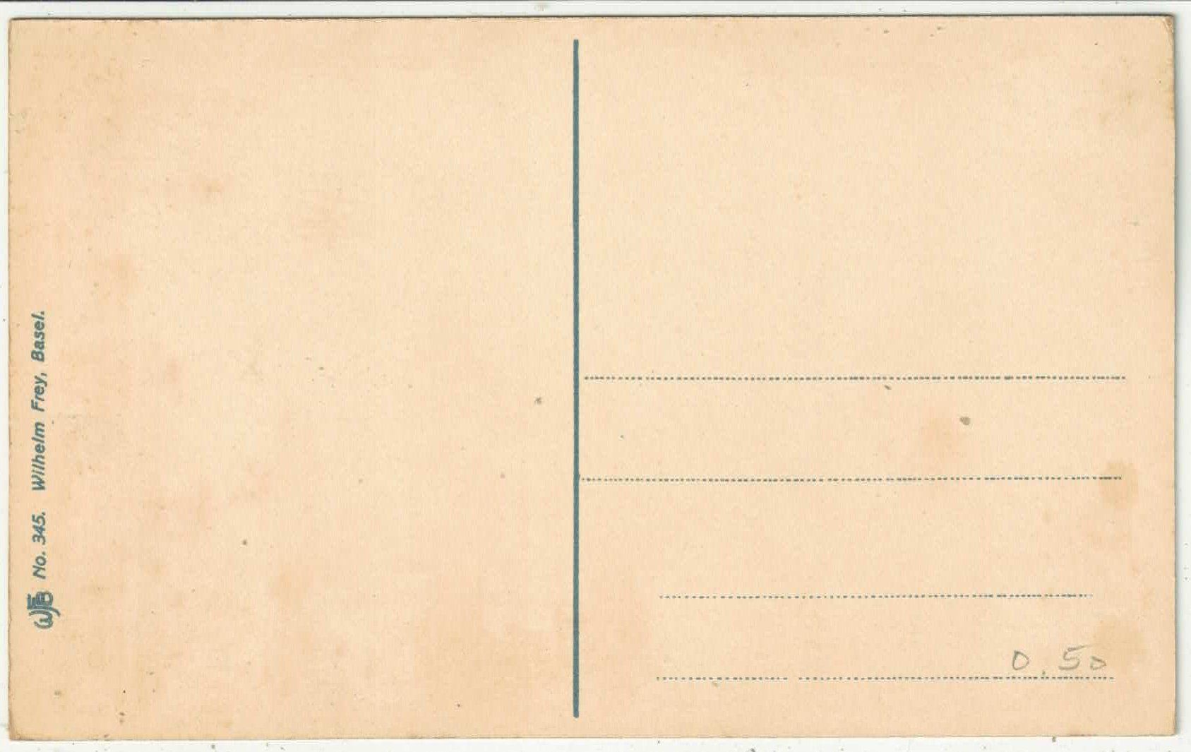 Ansichtskarten: Basel - Strassburger Denkmal - coloriert – Gebraucht aus Ettingen von Kartenplanet 1