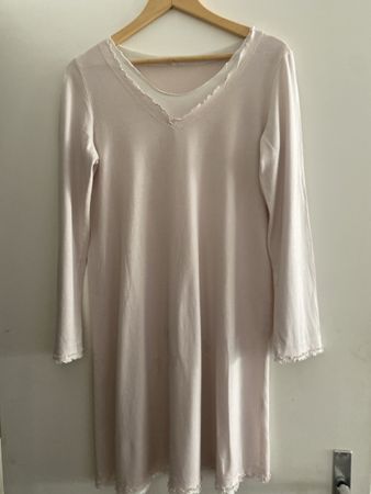 Chemise de nuit rose clair manches longues t.M