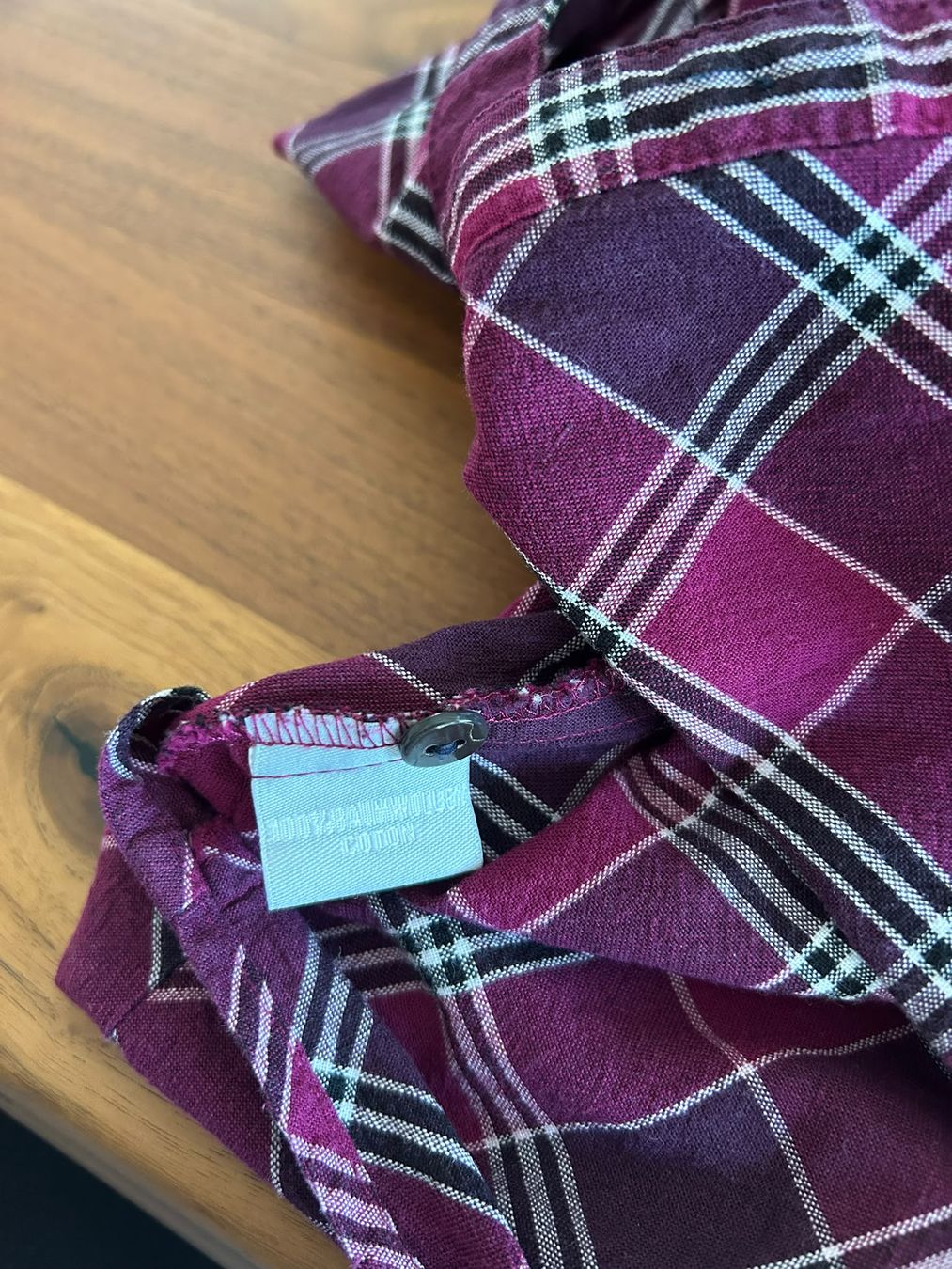 Camicette: Karierte Bluse Gr. 44 in Violett / Beere – Usato da Dietikon venduto da iksan 5