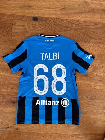 FUSSBALLTRIKOT GETRAGEN &SIGNIERT VON CHEMSDINE TALBI