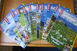 Wandern - Schweiz - 11 Magazine, neuwertig