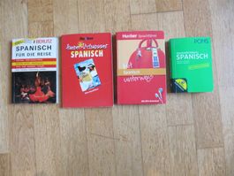 4 Spanischbücher: Für die Reise Wörterbuch Spanischkurs
