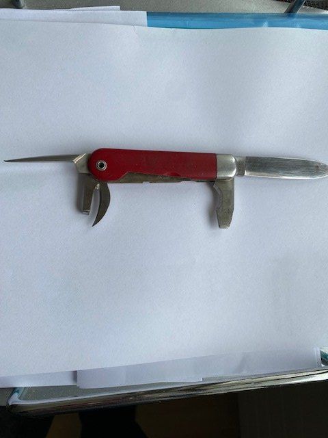 Schweizer Armee Coltelli tascabile: WENGERINOX 57  SACKMESSER  CH ARMEE – Usato da Chur venduto da silbermon
