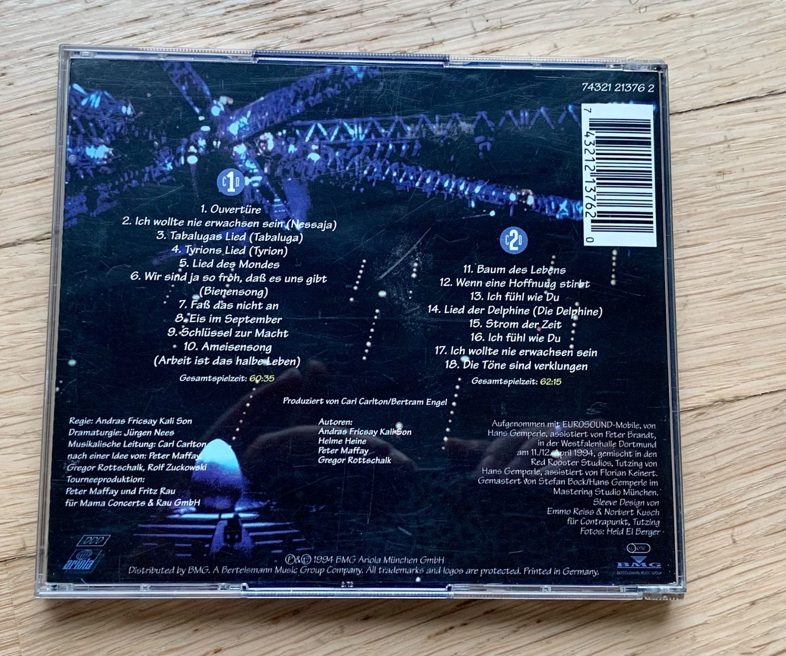 CD: Peter Maffay Tabaluga und Lilli – Usato da Zürich venduto da Fieber 3