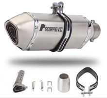 Motorrad Auspuff Scorpionvic neu mit Zubehoer komplet