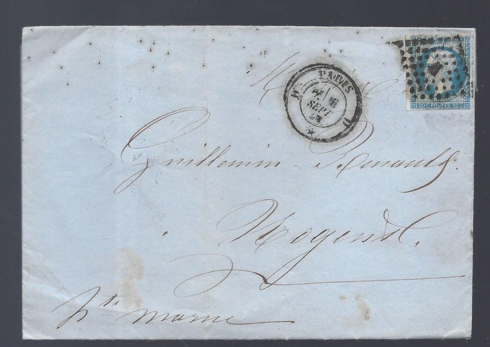 LETTRE ANCIENNE FACTURE La Palette De Raphael Clermont Ferrand
