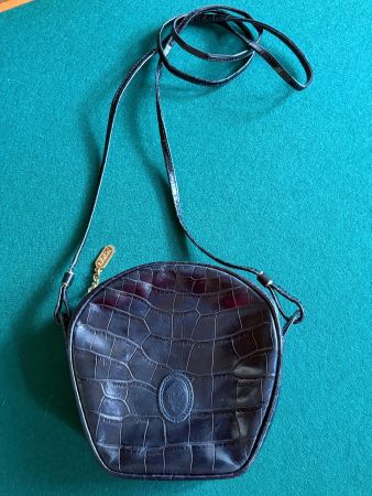 MEDICI Mini Handtasche, 100% Leder, schwarz, wie Neu