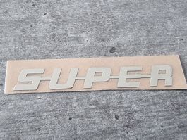 Scania SUPER Logo Aufkleber /Sticker, Spiegelfolie, Top! Neu