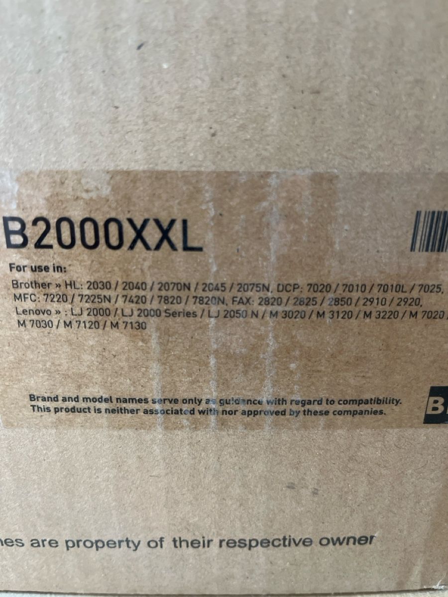 Brother Druckerpatronen & Toner: Drucker Patrone B 2000XXL 5000 pages – Neu und originalverpackt aus Aesch BL von shuja01 2