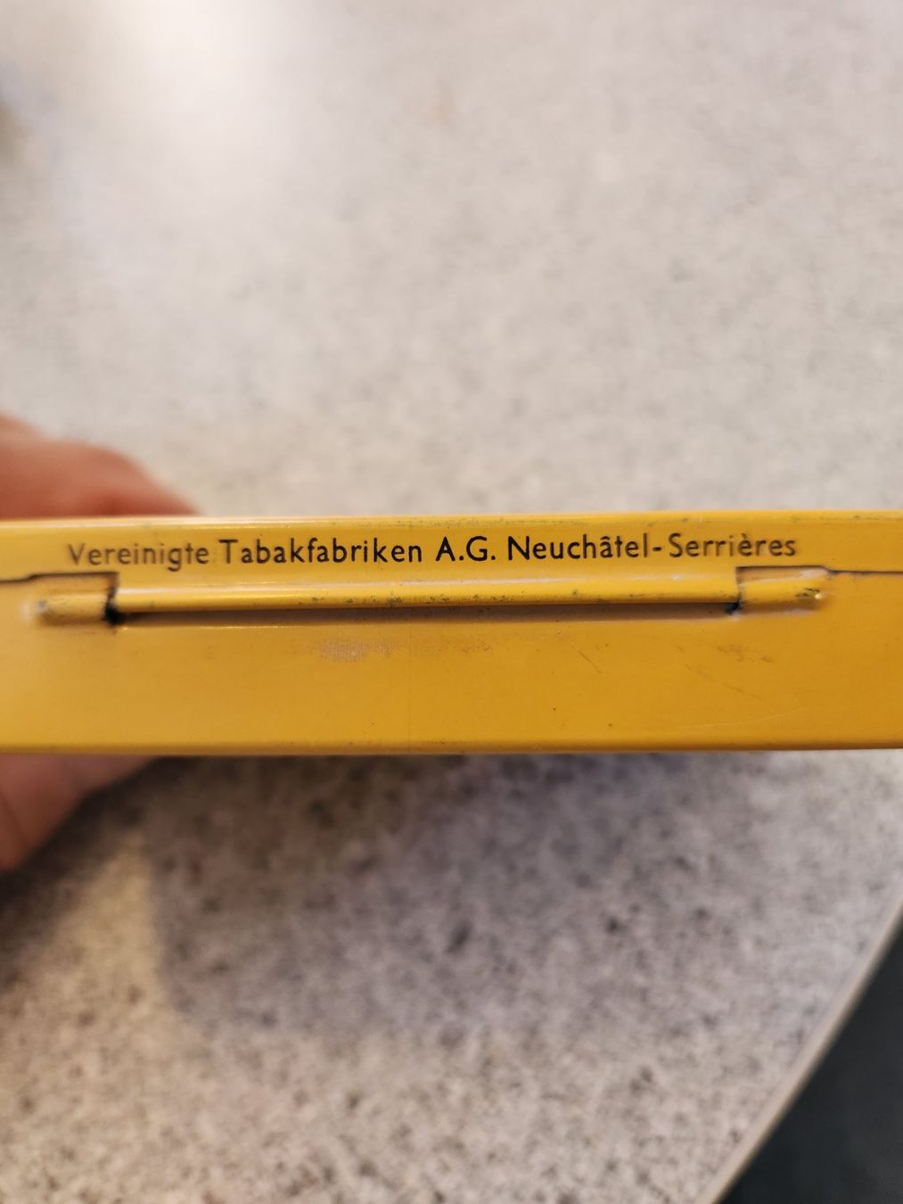 Tabak: Tabakdose Java R. Oppliger Bern Metall gebraucht Vintage – Gebraucht aus Stein AG von Metaluna 4