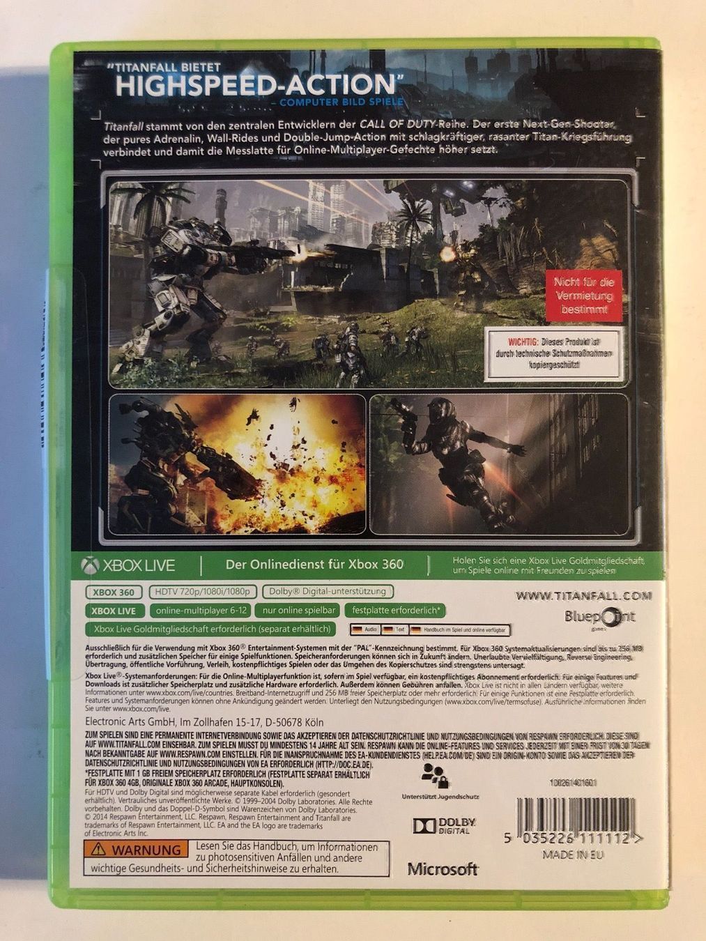 Microsoft Spiele: Titanfall für Xbox 360 – Gebraucht aus Kestenholz von Mad18 1