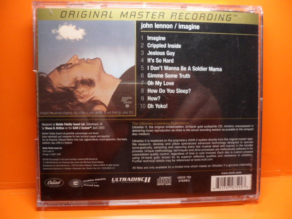 CD: JOHN LENNON    Imagine,    Original   Master  Recording – Usato da Langnau i. E. venduto da gf2_29jt 5