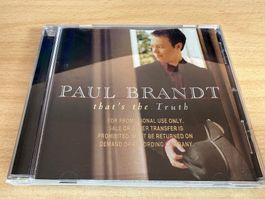 Paul Brandt – That's The Truth - Promo CD