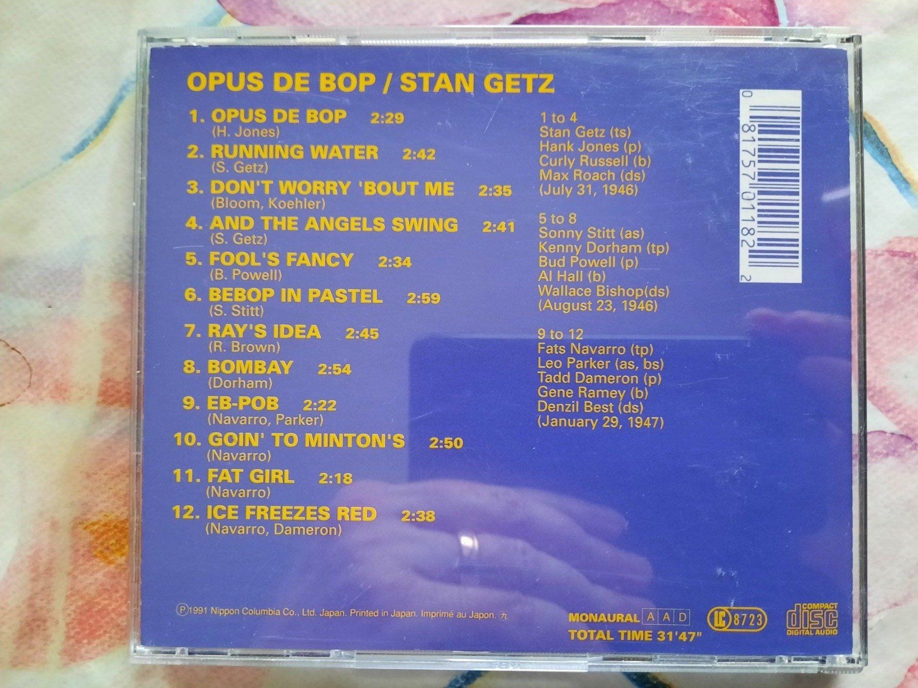 CDs: CD Stan Getz - Opus de Bop – D'occasion à Pully par bro_n52j 1