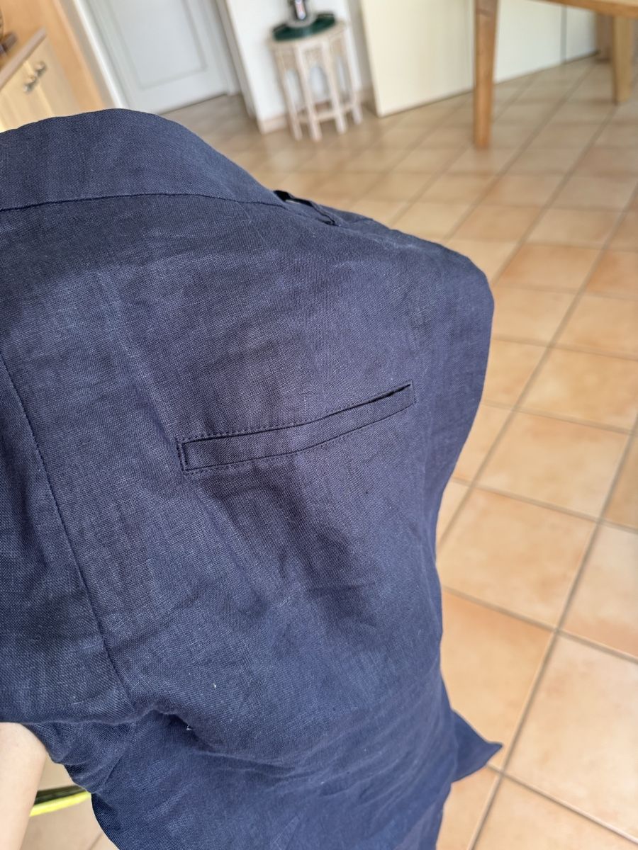 Manor Pantaloni: pantalon bleu marine 100%lin – Nuovo (secondo la descrizione) da Lonay venduto da nei_79jc 4