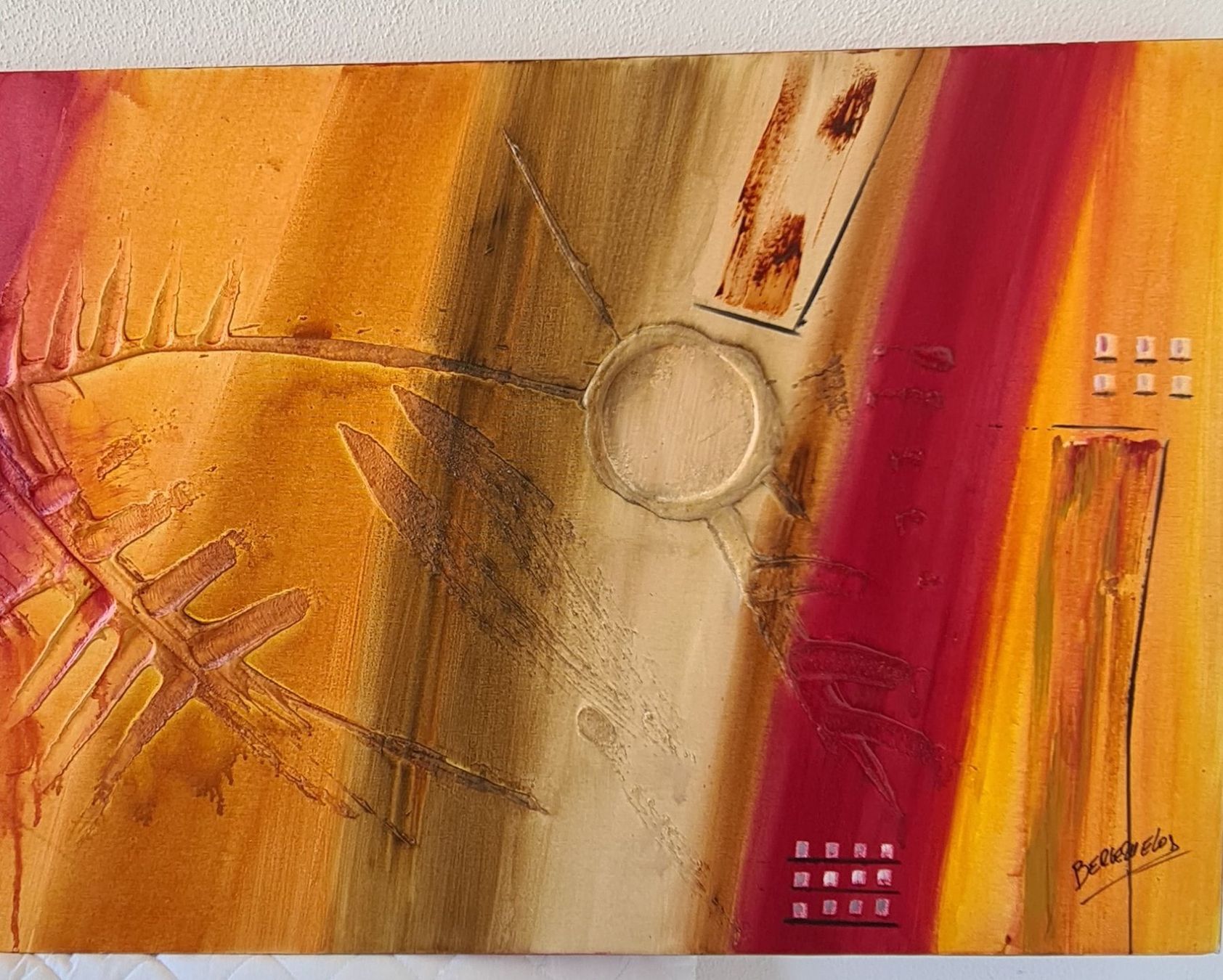 Foto & Immagini: Bild (Acryl, abstrakt) auf Leinwand – Nuovo (secondo la descrizione) da Steinach venduto da sonnenblume19 2