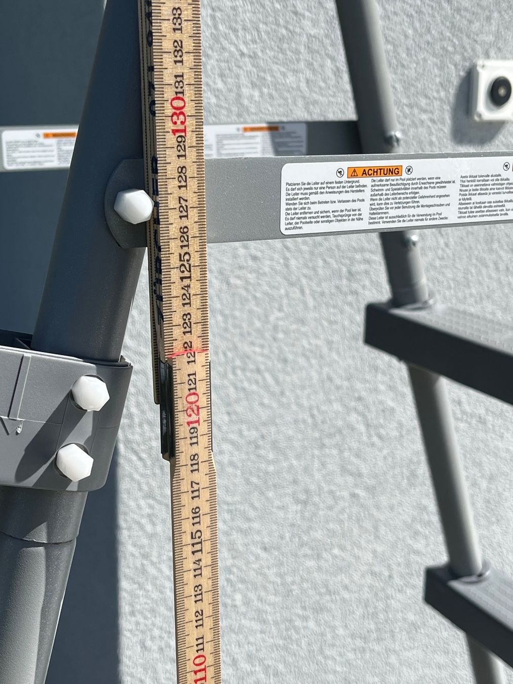 Scale: Schwimmbad, Pool, Leiter, Schwimmbadleiter, Poolleiter – Nuovo e nell'imballaggio originale da Amden venduto da Buesser80 5