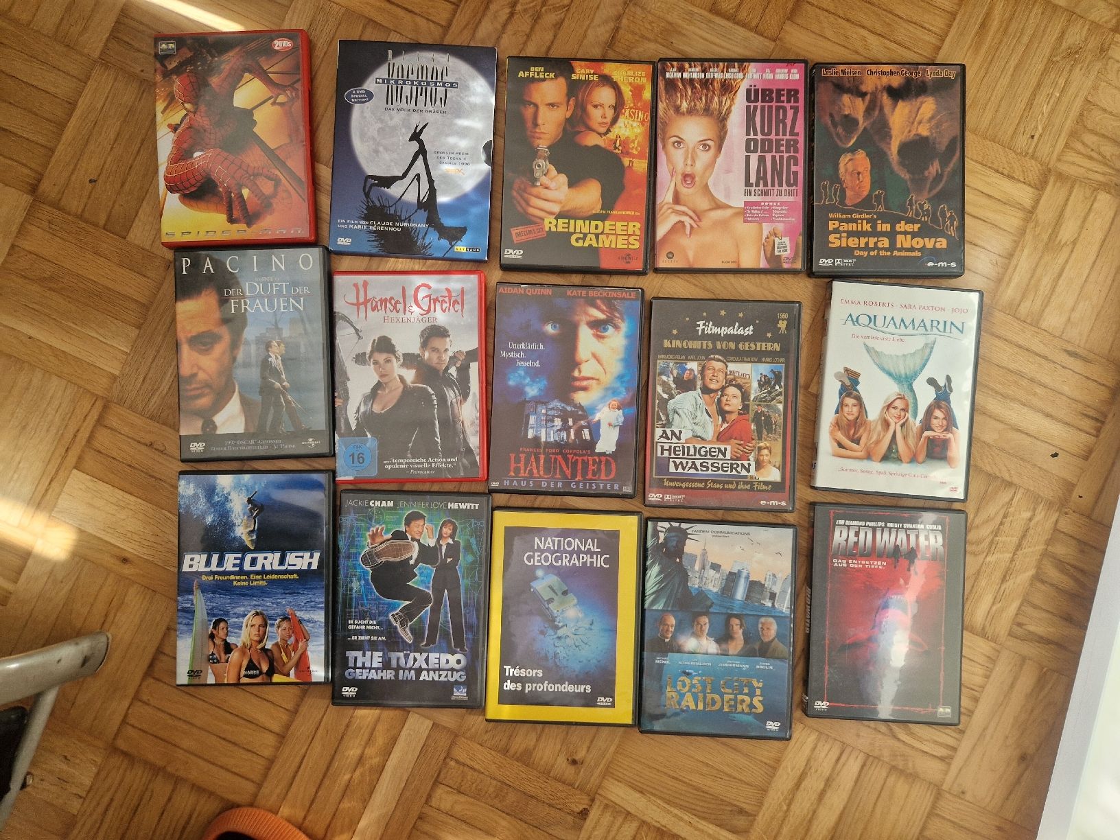 Alle DVDs: DVD Sammlung: 32x Abenteuer, Action, Komödien uvm. – Gebraucht aus Berikon von Wiederverwender2024