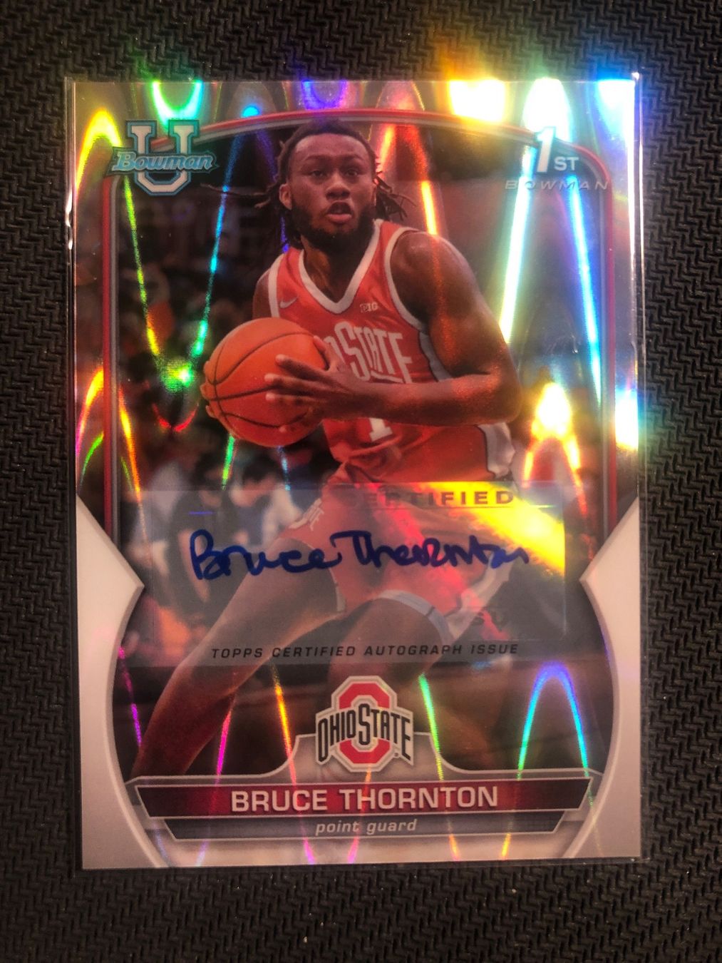 Topps Carte collezionabili: Topps Bowman Chrome Bruce Thornton Autogramm /199 – Usato da Wangenried venduto da Garagara