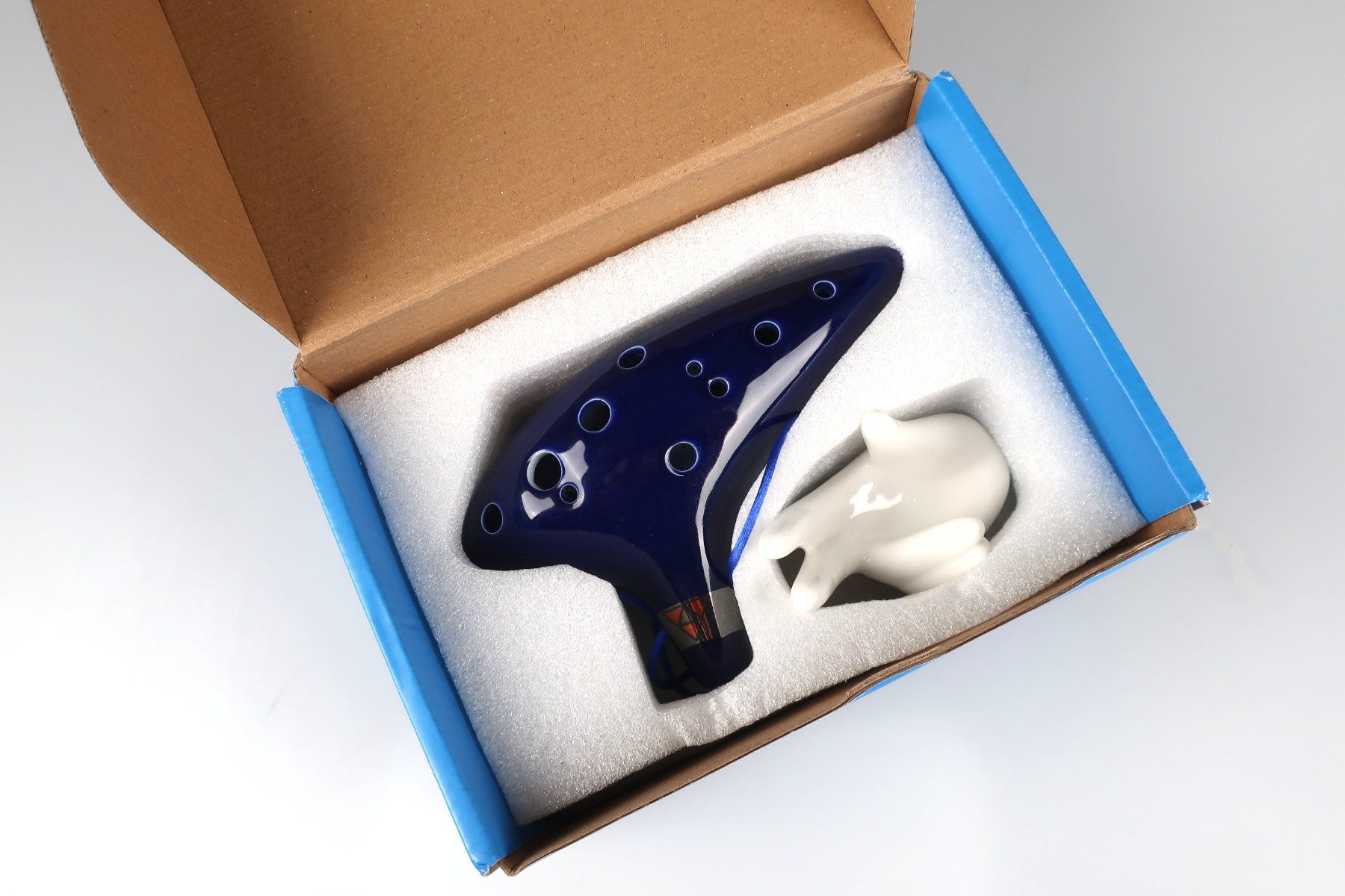 Strumenti musicali: Dunkelblaue Okarina Ceramic 12-Loch – Usato da Volketswil venduto da brockipfannenstil 2